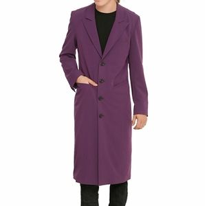 XXXRude Purple Joker Cosplay Trench Coat